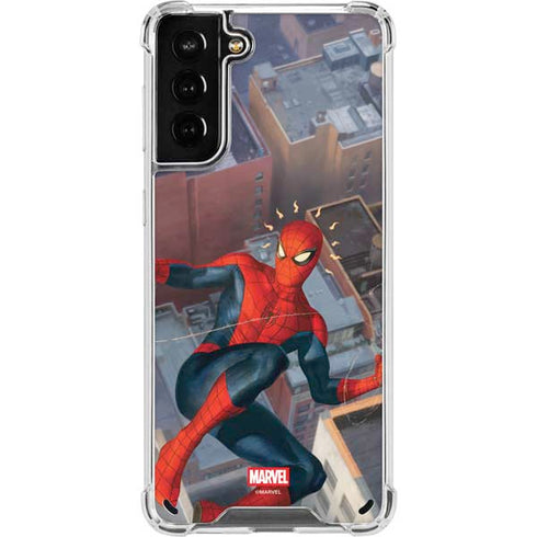 Marvel Spiderman Spidey Sense Galaxy S21 Plus 5G Clear Case