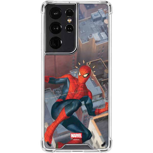 Marvel Spiderman Spidey Sense Galaxy S21 Ultra 5G Clear Case