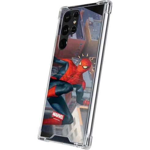 Marvel Spiderman Spidey Sense Galaxy S22 Ultra Clear Case