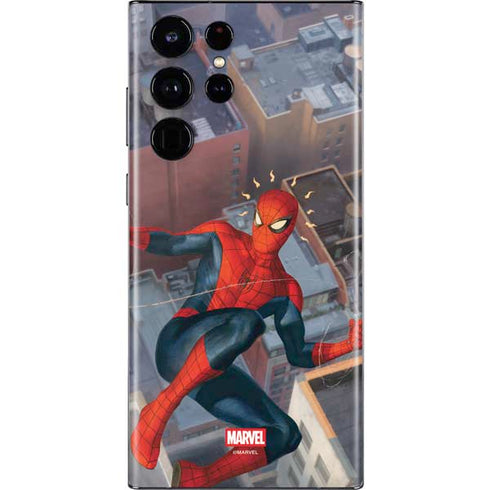 Marvel Spiderman Spidey Sense Galaxy S22 Ultra Skin