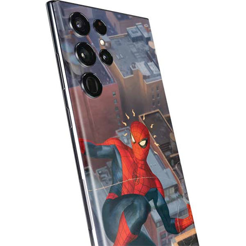 Marvel Spiderman Spidey Sense Galaxy S22 Ultra Skin