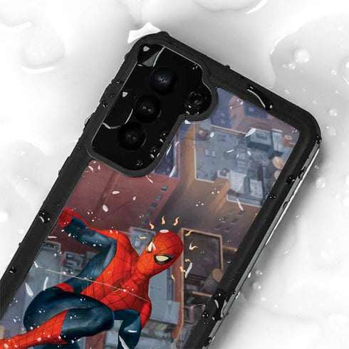 Marvel Spiderman Spidey Sense Galaxy S24 Plus Waterproof Case