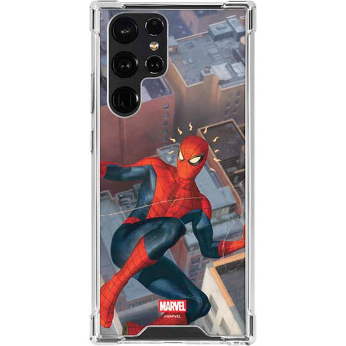 Marvel Spiderman Spidey Sense Galaxy S24 Ultra Clear Case