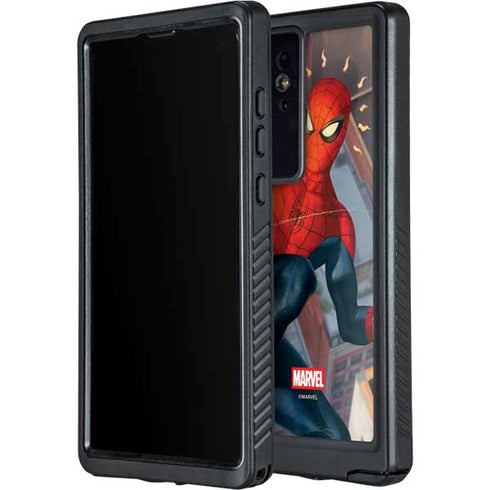 Marvel Spiderman Spidey Sense Galaxy S24 Ultra Waterproof Case