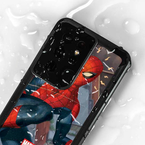 Marvel Spiderman Spidey Sense Galaxy S24 Ultra Waterproof Case
