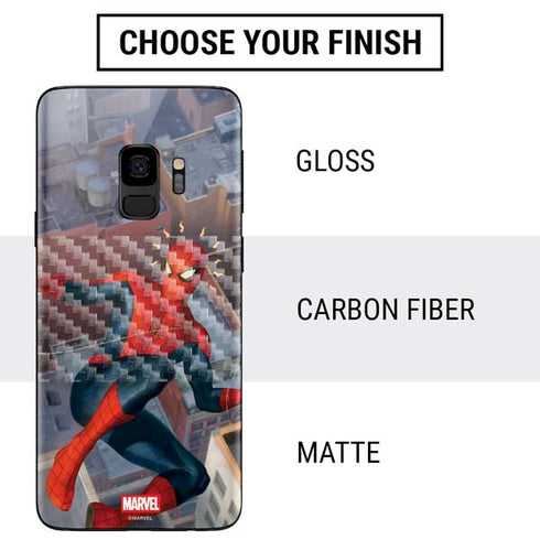 Marvel Spiderman Spidey Sense Galaxy S9 Skin