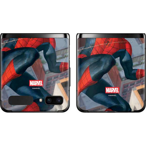 Marvel Spiderman Spidey Sense Galaxy Z Flip Skin