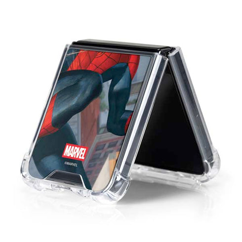 Marvel Spiderman Spidey Sense Galaxy Z Flip5 5G Clear Case