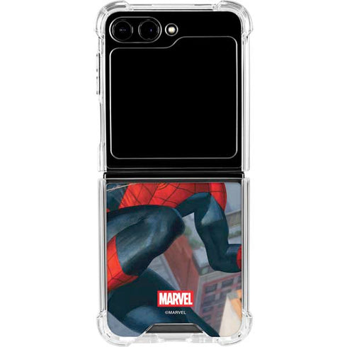 Marvel Spiderman Spidey Sense Galaxy Z Flip6 Clear Case