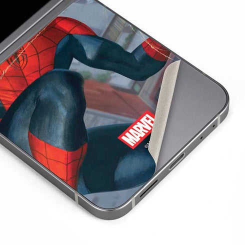 Marvel Spiderman Spidey Sense Galaxy Z Flip6 Skin