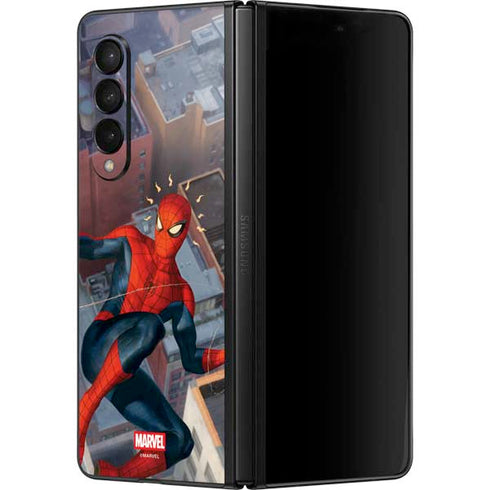 Marvel Spiderman Spidey Sense Galaxy Z Fold3 5G Skin