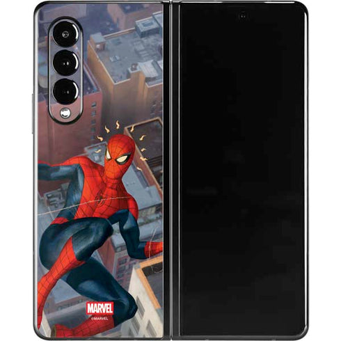Marvel Spiderman Spidey Sense Galaxy Z Fold3 5G Skin