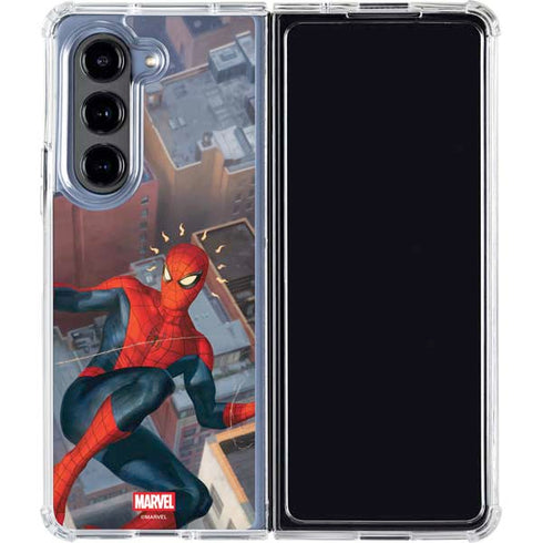 Marvel Spiderman Spidey Sense Galaxy Z Fold5 5G Clear Case