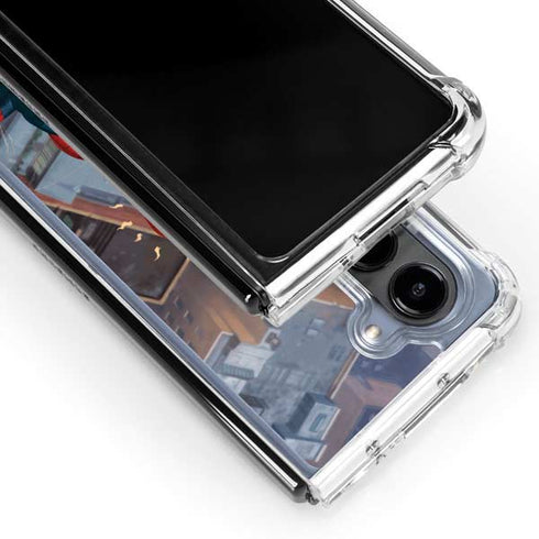 Marvel Spiderman Spidey Sense Galaxy Z Fold5 5G Clear Case