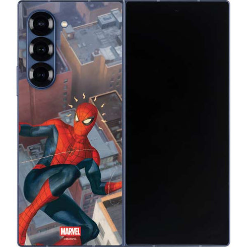 Marvel Spiderman Spidey Sense Galaxy Z Fold6 Skin