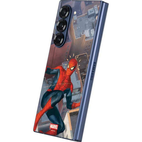 Marvel Spiderman Spidey Sense Galaxy Z Fold6 Skin