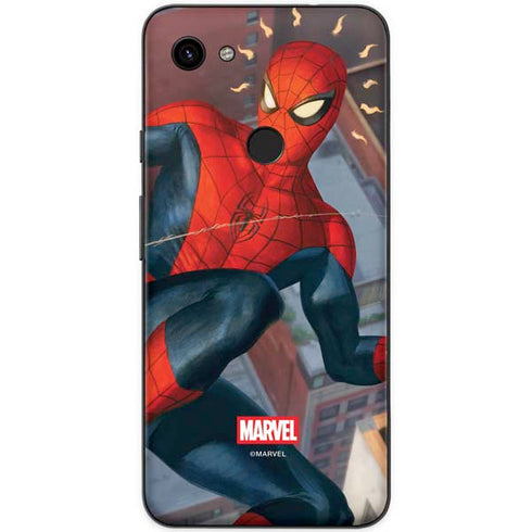 Marvel Spiderman Spidey Sense Google Pixel 3a Skin