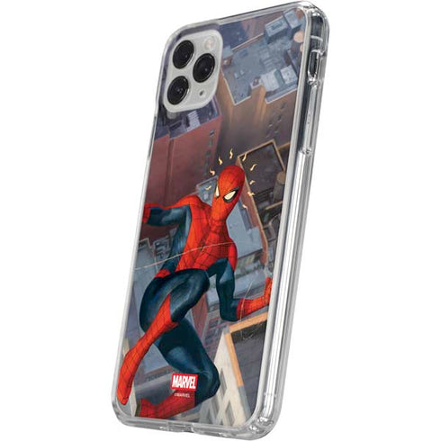 Marvel Spiderman Spidey Sense iPhone 11 Pro Clear Case