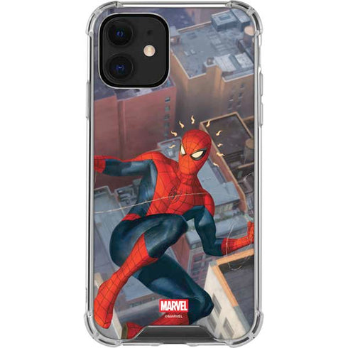 Marvel Spiderman Spidey Sense iPhone 12 Clear Case