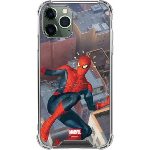 Marvel Spiderman Spidey Sense iPhone 12 Pro Clear Case