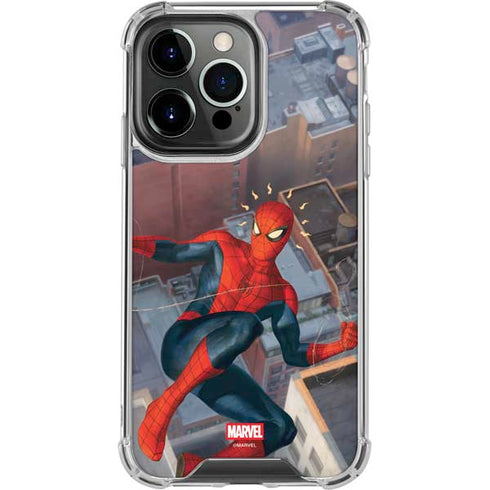 Marvel Spiderman Spidey Sense iPhone 13 Pro Clear Case