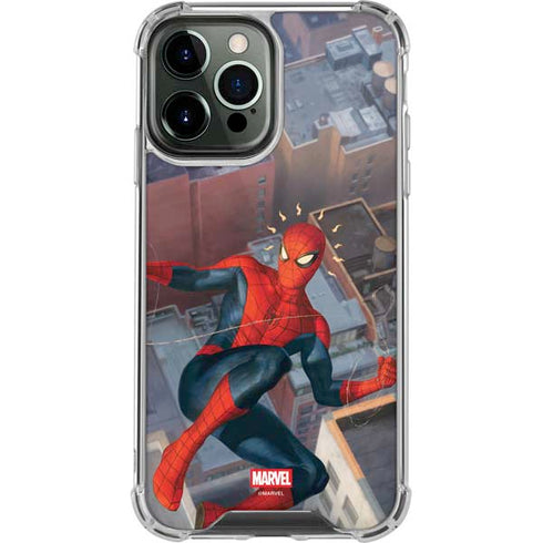 Marvel Spiderman Spidey Sense iPhone 14 Pro Max Clear Case