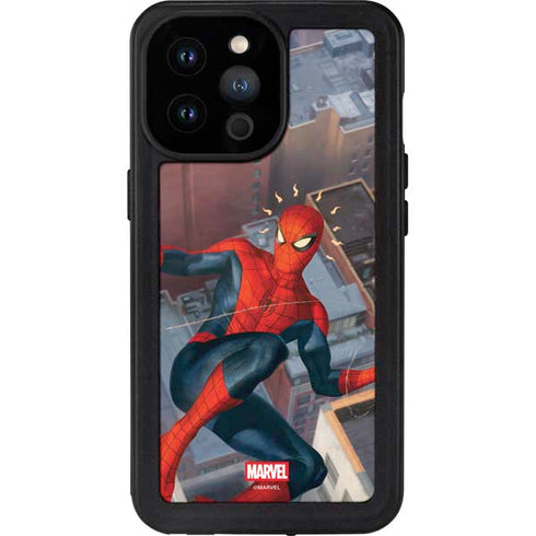 Marvel Spiderman Spidey Sense iPhone 14 Pro Max Waterproof Case