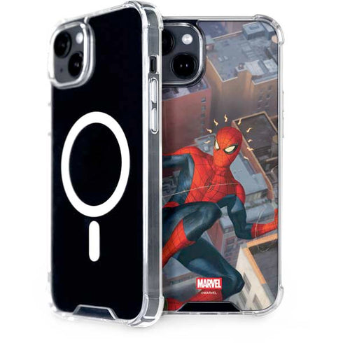 Marvel Spiderman Spidey Sense iPhone 15 Plus MagSafe Case
