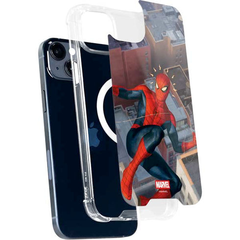 Marvel Spiderman Spidey Sense iPhone 15 Plus MagSafe Case
