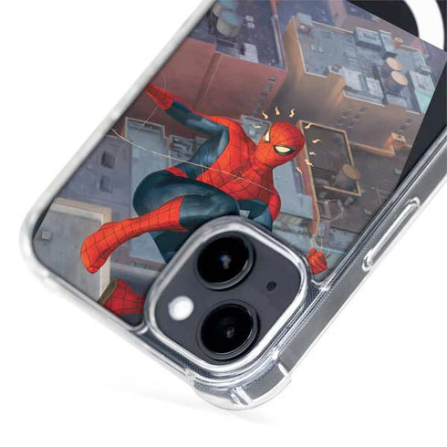 Marvel Spiderman Spidey Sense iPhone 15 Plus MagSafe Case