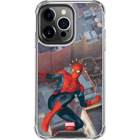 Marvel Spiderman Spidey Sense iPhone 15 Pro Clear Case