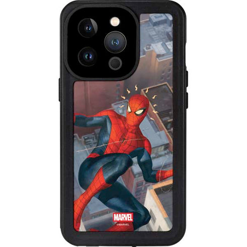 Marvel Spiderman Spidey Sense iPhone 15 Pro Waterproof Case