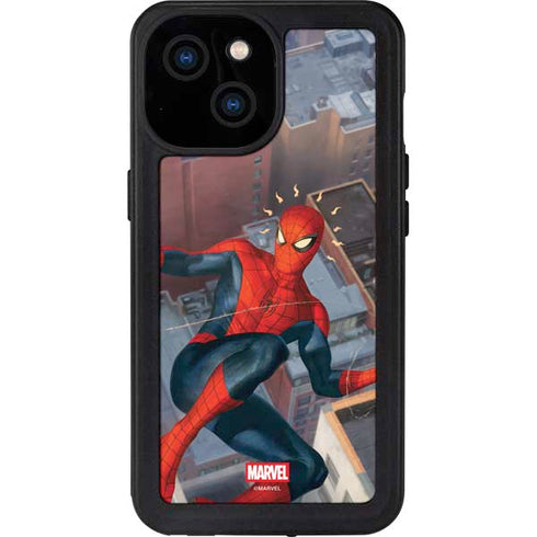 Marvel Spiderman Spidey Sense iPhone 15 Waterproof Case
