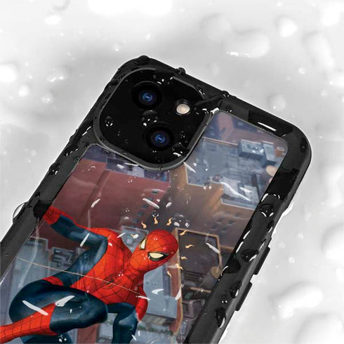 Marvel Spiderman Spidey Sense iPhone 15 Waterproof Case