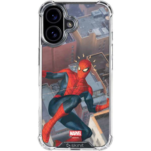 Marvel Spiderman Spidey Sense iPhone 16 Clear Case