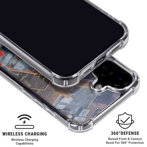 Marvel Spiderman Spidey Sense iPhone 16 Clear Case