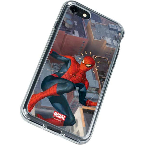 Marvel Spiderman Spidey Sense iPhone SE (2nd & 3rd Gen) Clear Case