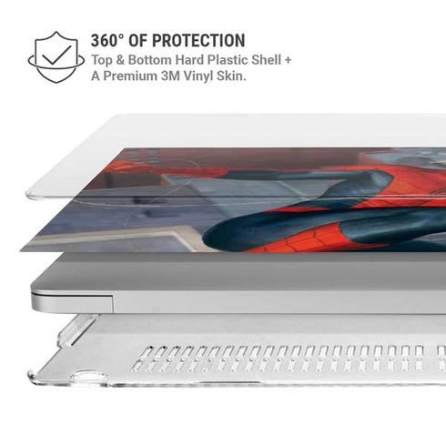 Marvel Spiderman Spidey Sense MacBook Pro 14in (2021-24) Case plus Skin
