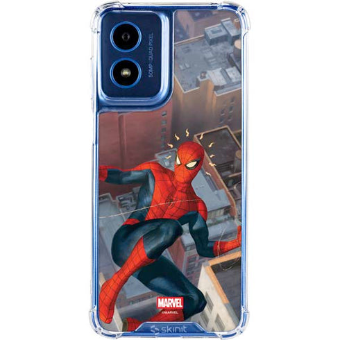 Marvel Spiderman Spidey Sense Moto G 5G (2024) Clear Case