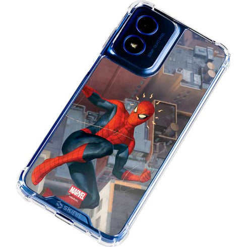 Marvel Spiderman Spidey Sense Moto G Play 4G (2024) Clear Case