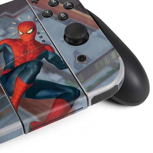 Marvel Spiderman Spidey Sense Nintendo Switch OLED (2021) Skin