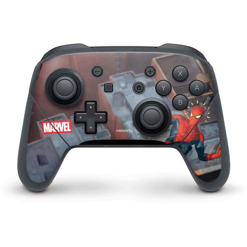 Marvel Spiderman Spidey Sense Nintendo Switch Pro Controller Skin