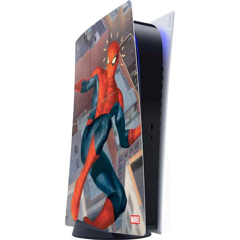 Marvel Spiderman Spidey Sense PS5 Digital Edition Console Skin