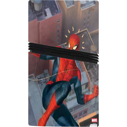 Marvel Spiderman Spidey Sense PS5 Pro Console Skin