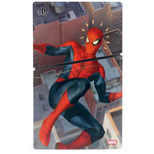 Marvel Spiderman Spidey Sense PS5 Slim Digital Edition Bundle Skin