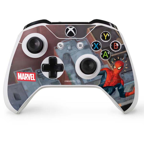 Marvel Spiderman Spidey Sense Xbox One S Console and Controller Bundle Skin