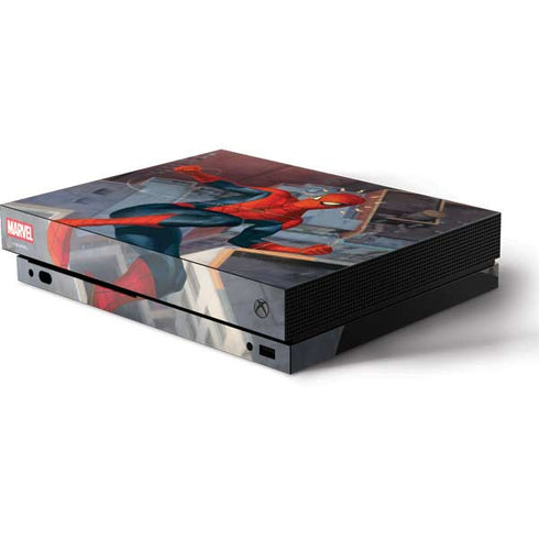 Marvel Spiderman Spidey Sense Xbox One X Console Skin