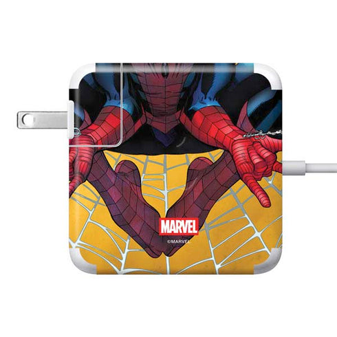 Marvel Spiderman Web Shooting 85W Power Adapter (15 and 17 inch MacBook Pro Charger) Skin