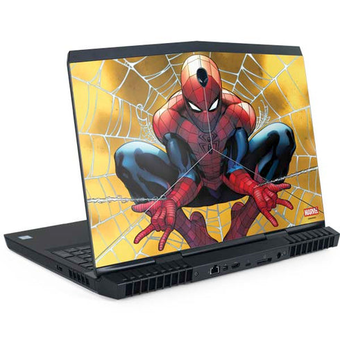 Marvel Spiderman Web Shooting Dell Alienware Skin