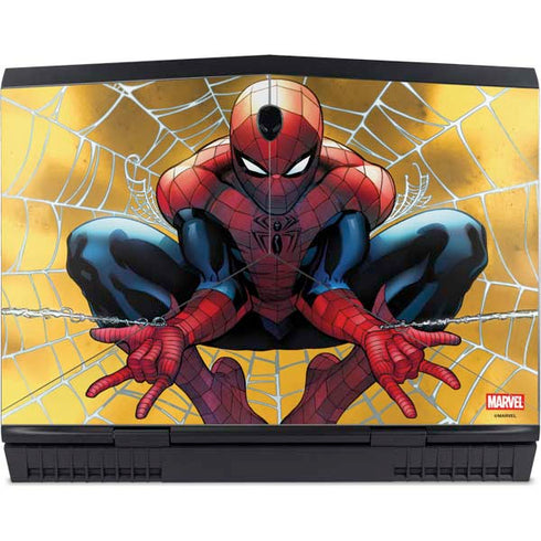 Marvel Spiderman Web Shooting Dell Alienware Skin